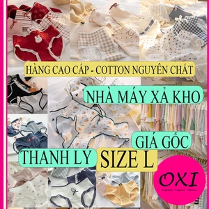 Quần lót Cottton - Ren - lụa lạnh CAO CẤP mẫu mã đa dang đẹp - đồ lót nữ LESIZE.L