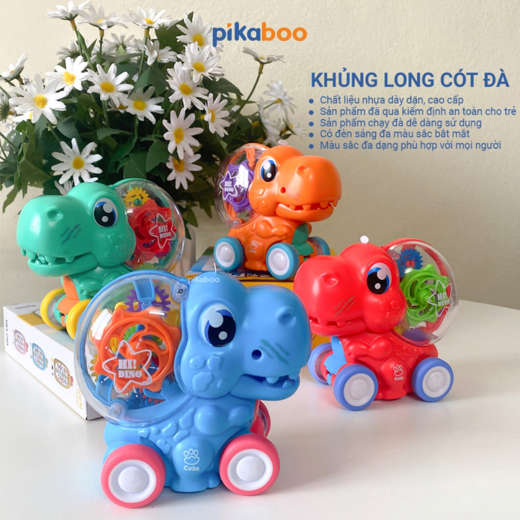 Ảnh Đồ chơi mô hình chạy đà cao cấp Pikaboo kiểu dáng ô tô, máy bay, các con vật xinh xắn cho trẻ nhỏ 2