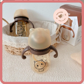 Bình sữa chống sặc cho bé JYoohome Nhựa PPSU An toàn tuyệt đối 300ml cho trẻ sơ sinh uống sữa