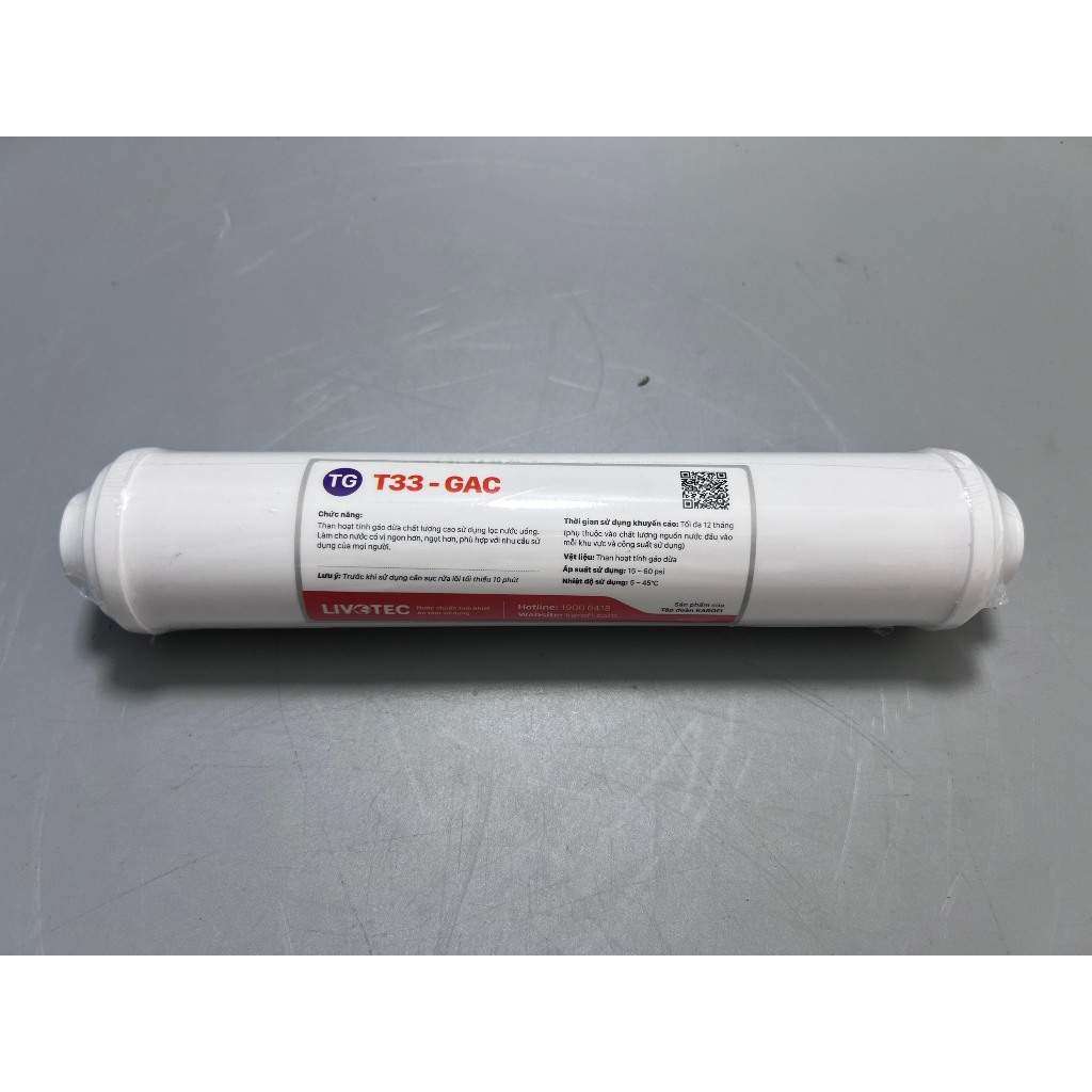 Combo 4 Lõi Chức Năng Karofi Livotec Gồm T33-GAC, Khoáng Đá, Hồng Ngoại và Nano Silver