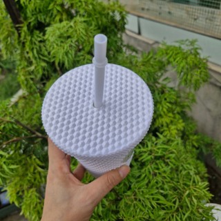 Ly Kim Cương 2 lớp Kèm Ống Hút 450ML - Hàng Tặng của hãng
