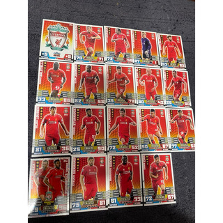 [ Liverpool ] Set Thẻ + Thẻ Lẻ Cầu Thủ Bóng Đá Match Attax & Panini CLB Liverpool
