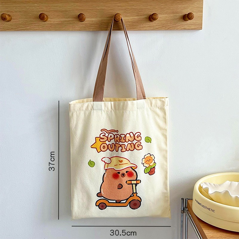 [🔥XƯỞNG SALE SẬP SÀN🔥] Túi Vải Tote - Túi Canvas Capybara Siêu Hot X01
