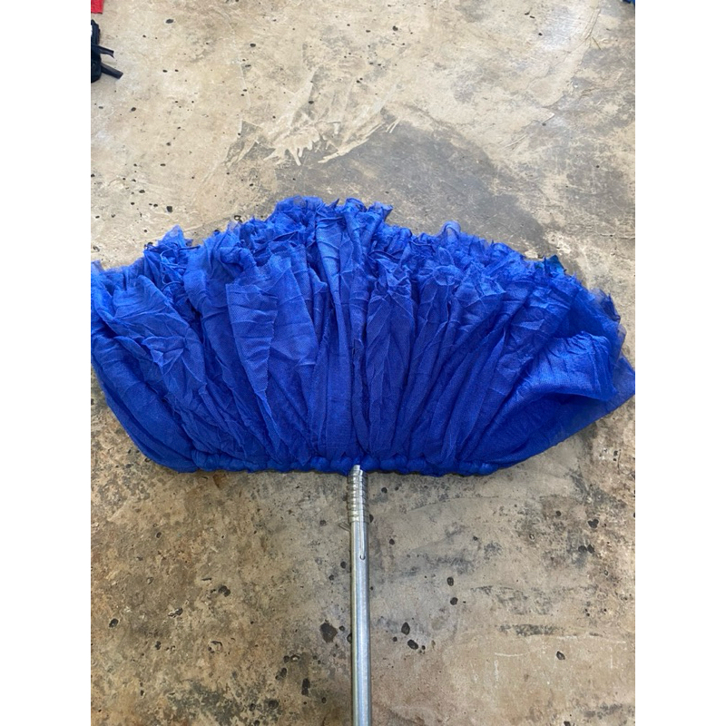 Xanh đậm mảnh to ngang 35cm cán 1m5