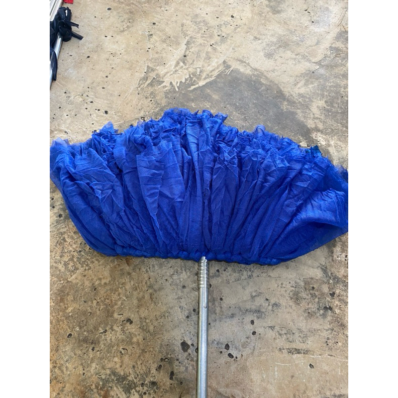 Xanh đậm mảnh to ngang 35cm cán 1m5