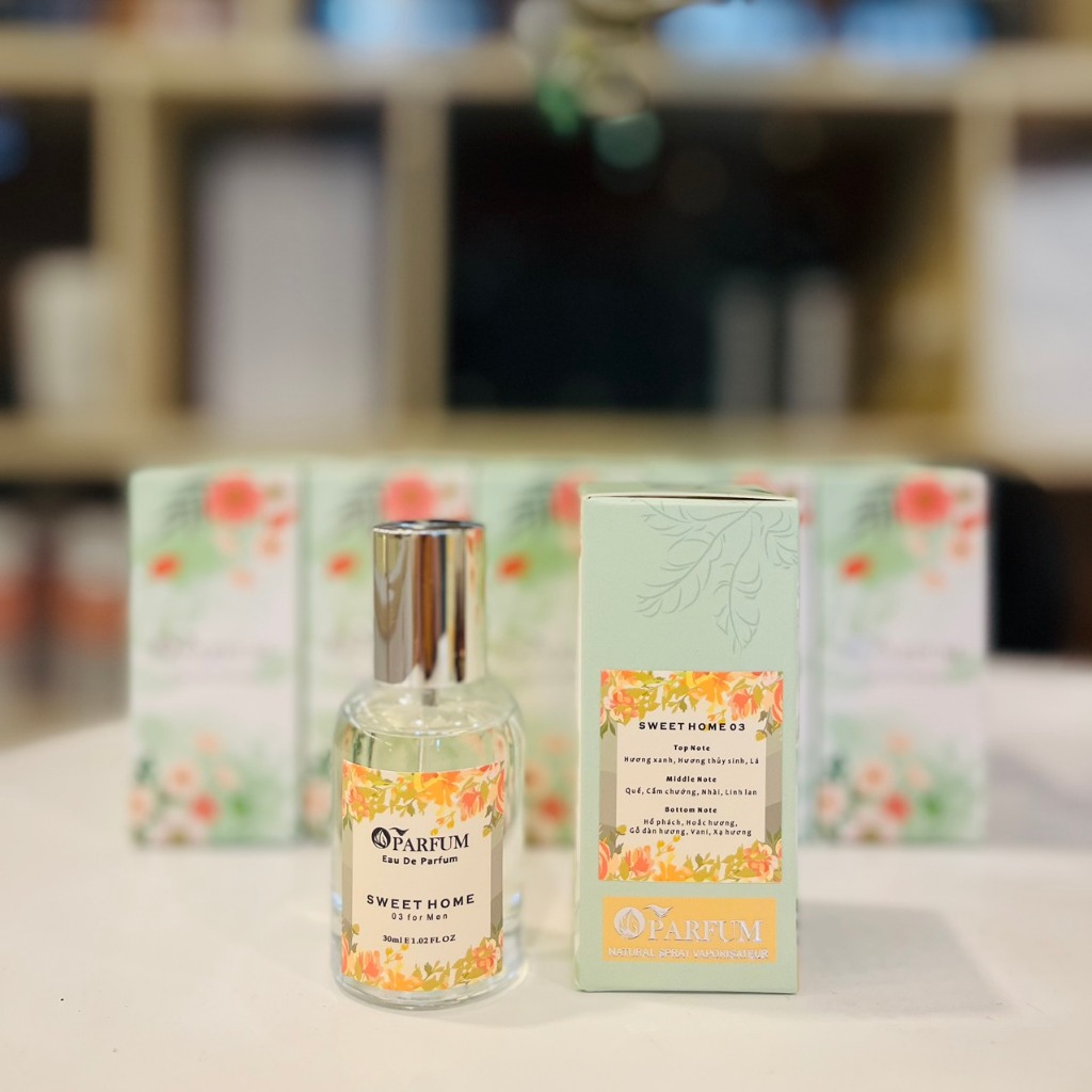 Xịt thơm vải hương nước hoa Sweet home Pour Homme 03 EDP Oparfum