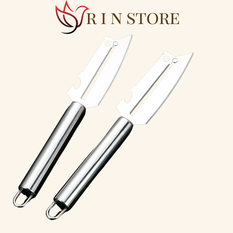 Dao Bào Đa Năng 5 in 1 Dao Bào 2 Lưỡi Inox Gọt Thái Rau Củ Hoa Quả Cạo ...