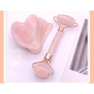 Đá Guasha Massaege Nâng Cơ Mặt Giúp Trẻ Hóa Làn Da - Cây Lăn Massage Nâng Cơ Mặt Bằng Đá Tự Nhiên Loại 1