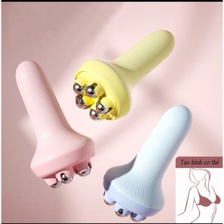 Dụng Cụ Massage Cổ Vai Gáy Giảm Nhức Mỏi Cổ Vai Gáy Lưu Thông Máu. Cây Massage Giúp Eo, Đùi, Bắp Chân Thon Gọn