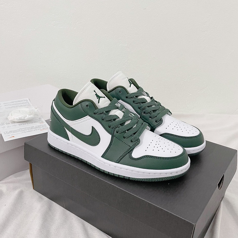 Giày Air Jordan 1 Low White Galactic Jade Green DC0774-113 Fullbox ...