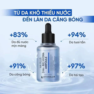Serum HA B5 KyungLab 50ml hạn 2028 cấp ẩm phục hồi da dưỡng ẩm da [HA+B5] HYDRA AMPOULE 50ml cấp nước dịu da IS437