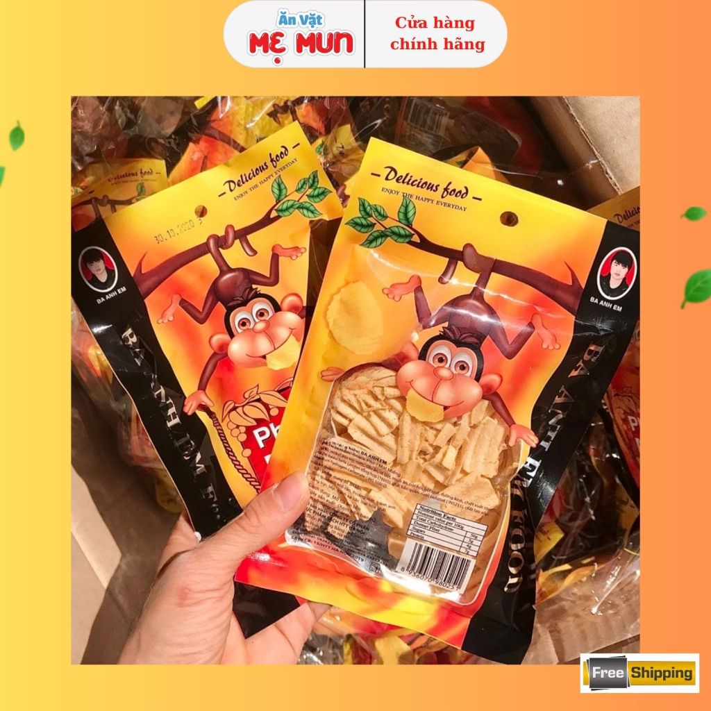 Snack Hình Phô-Mát Miếng Ba Anh Em Food - Đồ Ăn Vặt Hot Cổng Trường