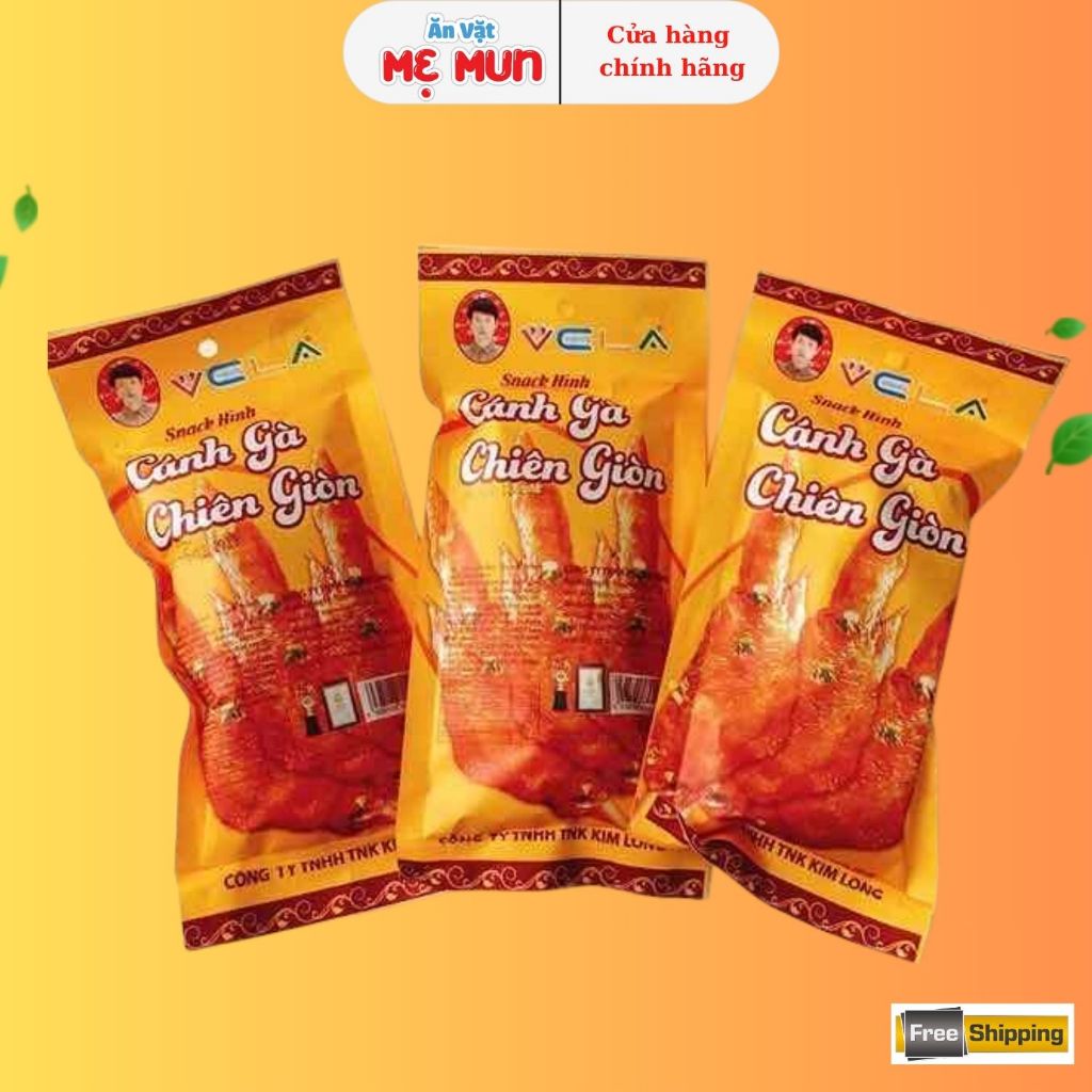 Snack Cánh Gà Chiên Giòn Vela Giòn Ngon - Đồ Ăn Vặt Hot Cổng Trường