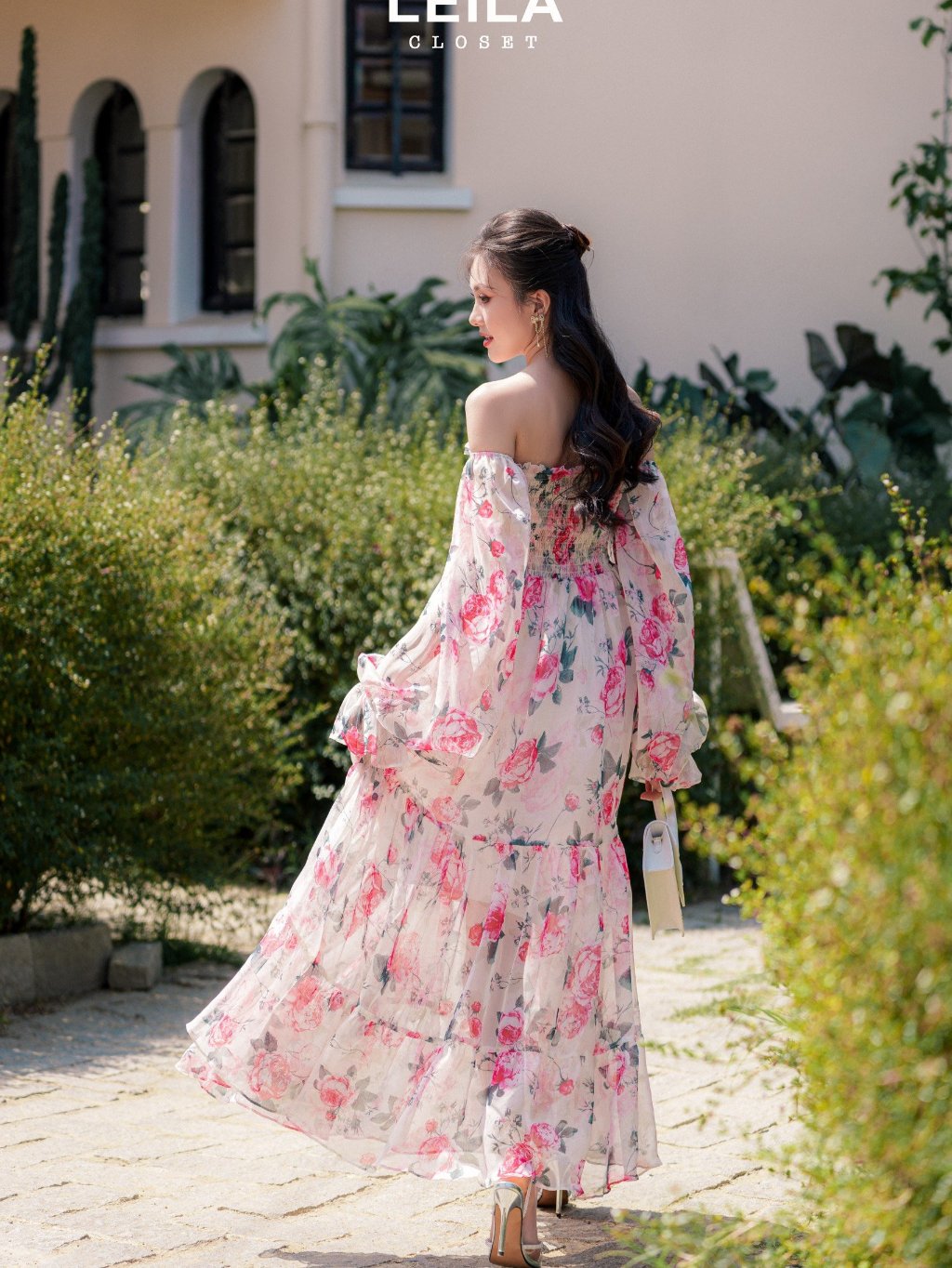 Ảnh LEILA CLOSET | Đầm maxi thiết kế Julie tay dài đuôi cá 3
