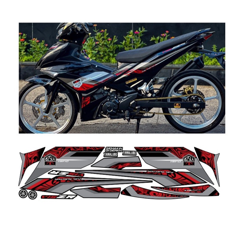 Tem rời EXCITER 150 mẫu y15zr cao cấp chất liệu in 3 lớp chống nước không phai màu ,NHÃN DÁN.