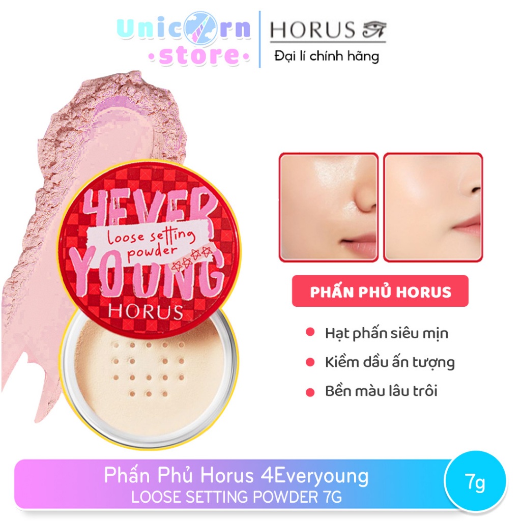 Phấn phủ Horus 4Everyoung Loose Setting Powder 7g
