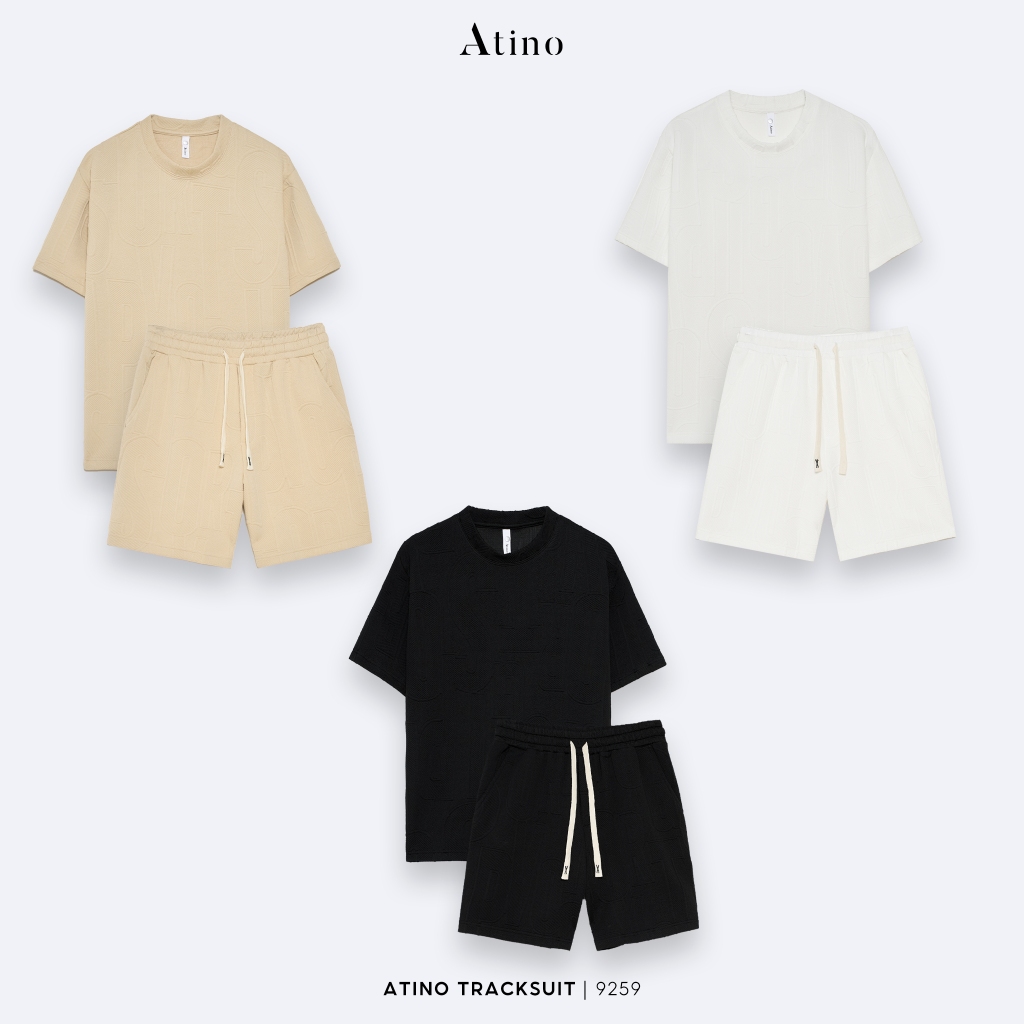 Bộ Set Đồ Quần Áo Thun Cộc Tay Nam ATINO chất liệu Polyester Cao Cấp ...