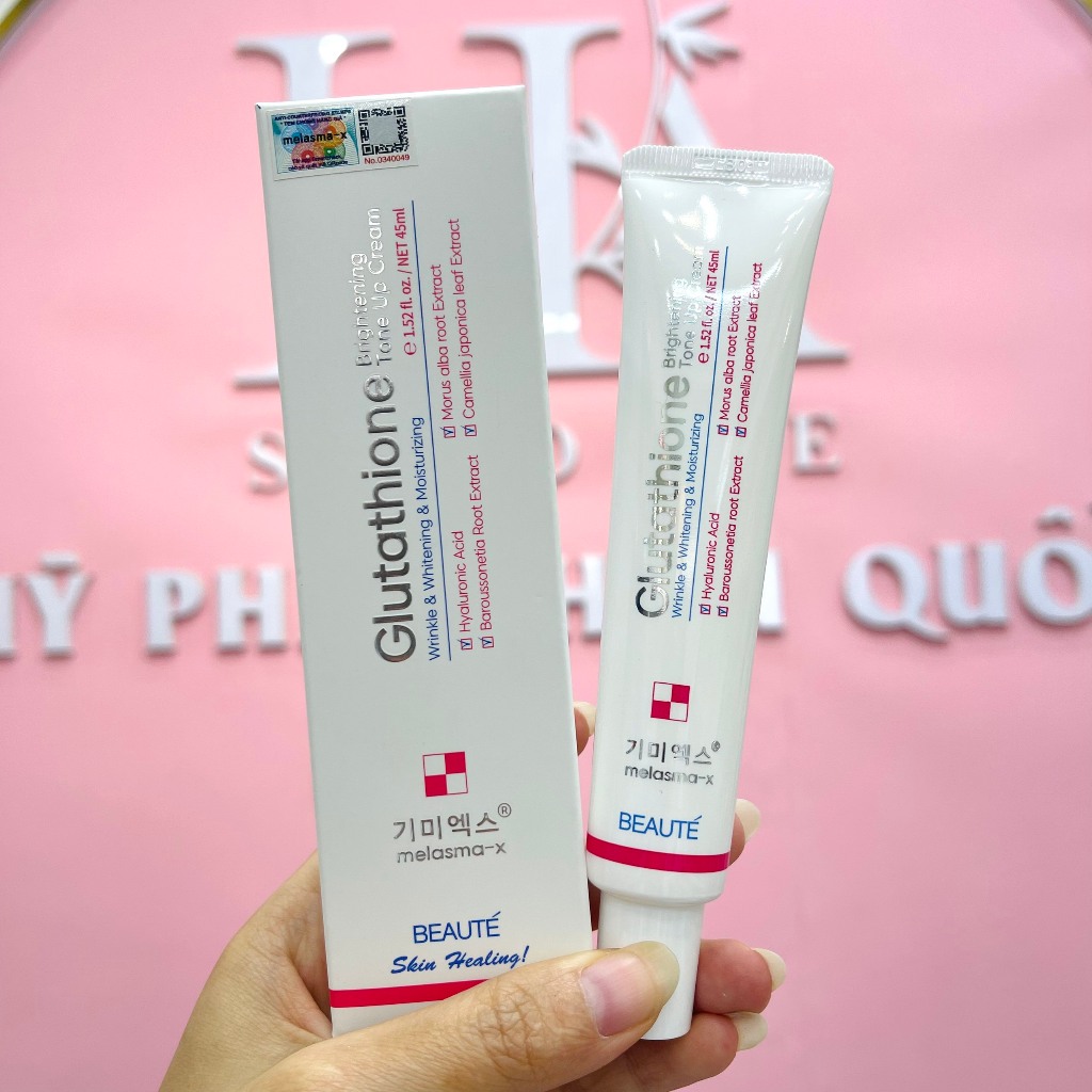 glutathione vitamin c benefits Kem Dưỡng Trắng Da Melasma-X 3D Glutathione Tone Up Cream