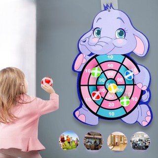 Ném Bóng Dính, Bảng Phi Tiêu Bóng Ném Dính Rèn Luyện Tính Tập Trung Cho Bé Tặng Kèm 3 Bóng + 1 Móc Treo 89023