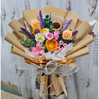 Bó bông len siêu to cao 80cm