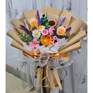 Bó bông len siêu to cao 80cm