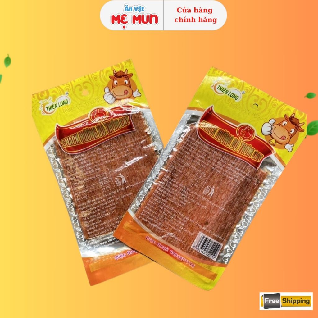 Snack Hương Bò Miếng Thơm Cay - Snack Miếng Cay Cay - Đồ Ăn Vặt Cổng Trường Hot