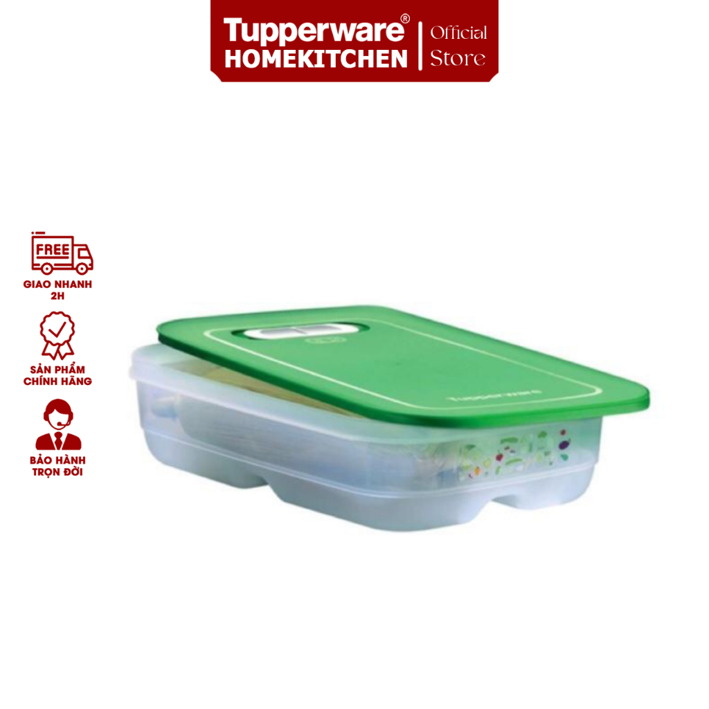 Hộp trữ mát có nút hô hấp Ventsmart 1.8L thấp - Tupperware | Shopee ...