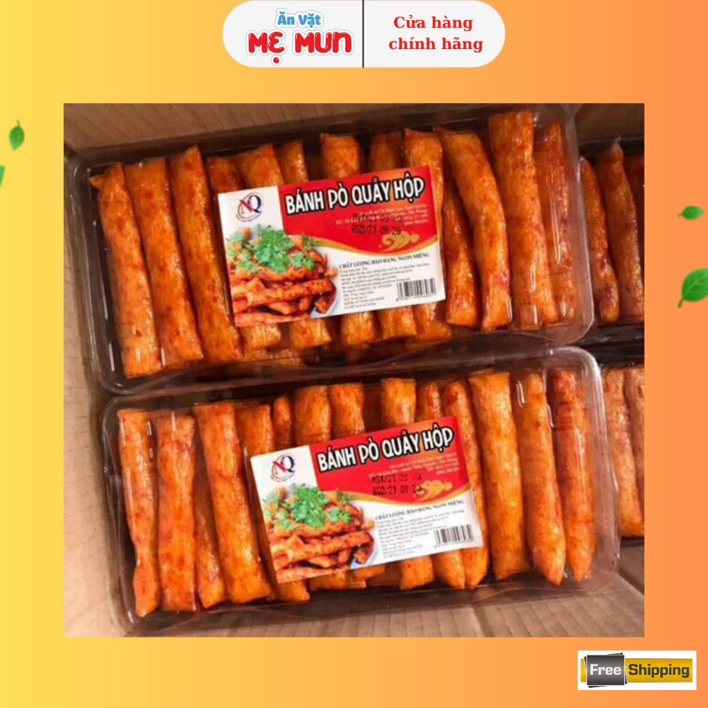 Bánh Pò Quẩy Hộp Siêu To Ăn Thả Ga, Đồ Ăn Vặt Tuổi Thơ, Ăn Vặt Cổng Trường