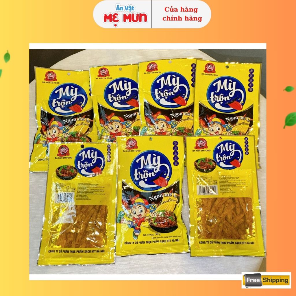Snack Mỳ Trộn Ba Anh Em Food - Snack Que Cay -Đồ Ăn Vặt Hot Cổng Trường