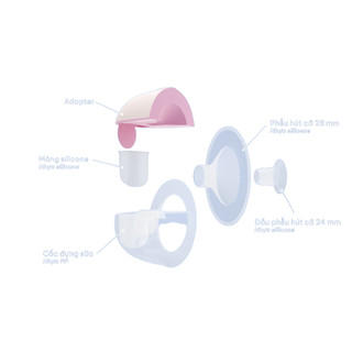 Van chân không Freemax 12 Fatzbaby / Đệm giảm size - Phụ kiện Máy Hút sữa rảnh tay Fatz FB1232TP
