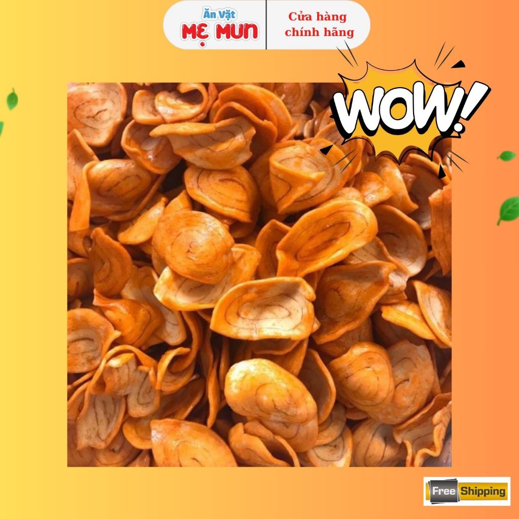 Bánh Quẩy Tai Heo Sốt Mắm Ớt, Túi Zip 500gr