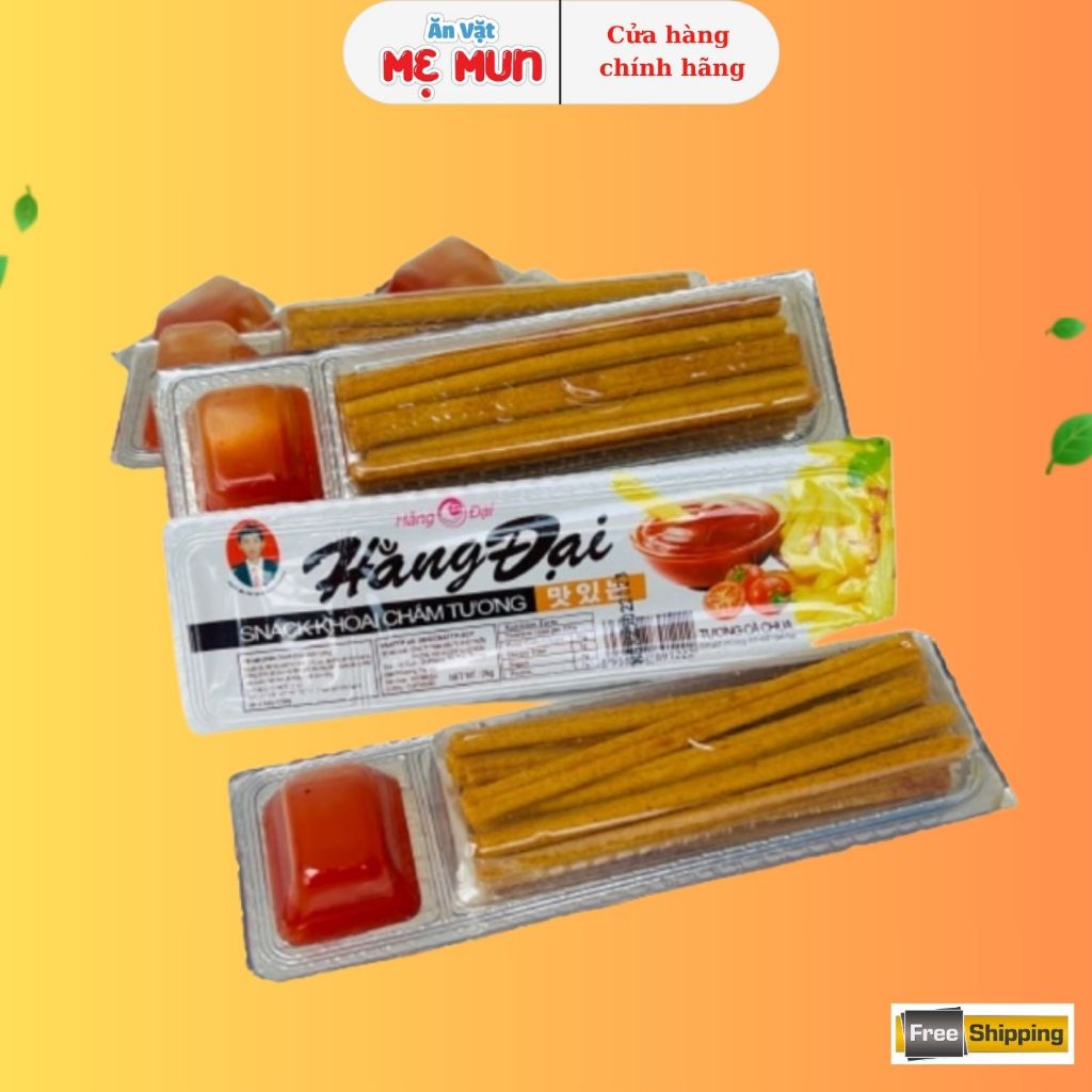 Snack Khoai Chấm Tương Hằng Đại - Đồ Ăn Vặt Cổng Trường Hot