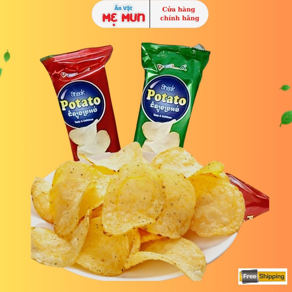 Snack Khoai Tây Potato Vela - Đồ Ăn Vặt Hot Cổng Trường