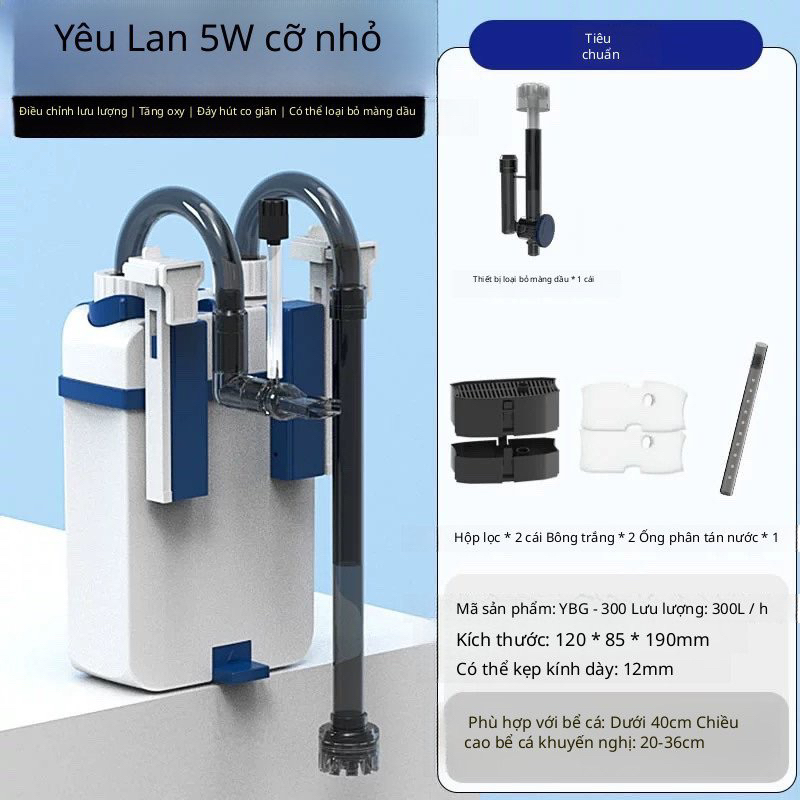 Lọc treo Sunsun YBG thế hệ mới 300/400/500/600