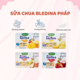 Sữa Chua Bledina Pháp Vị Trái Cây Thơm Ngon Bổ Sung Vitamin Cho Bé Từ 6 Tháng Tuổi Lốc 6 Hộp 55g