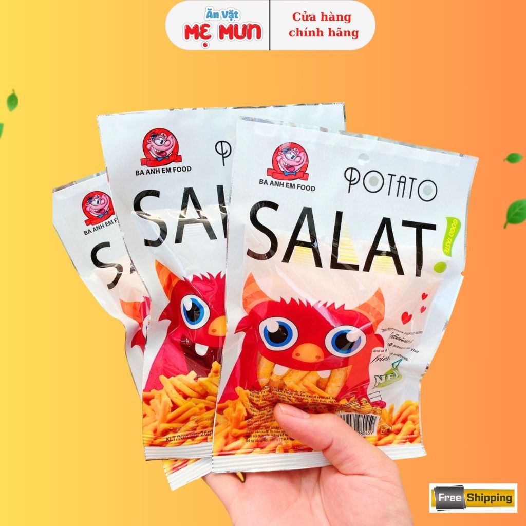 Snack Khoai Potato Salat Ba Anh Em Food - Đồ Ăn Vặt Cổng Trường Hot