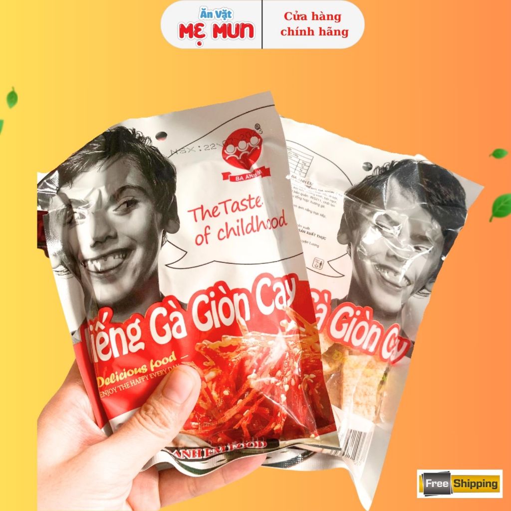 Combo 10 Gói Snack Miếng Gà Giòn Cay Minh Châu Food - Đồ Ăn Vặt Cổng ...