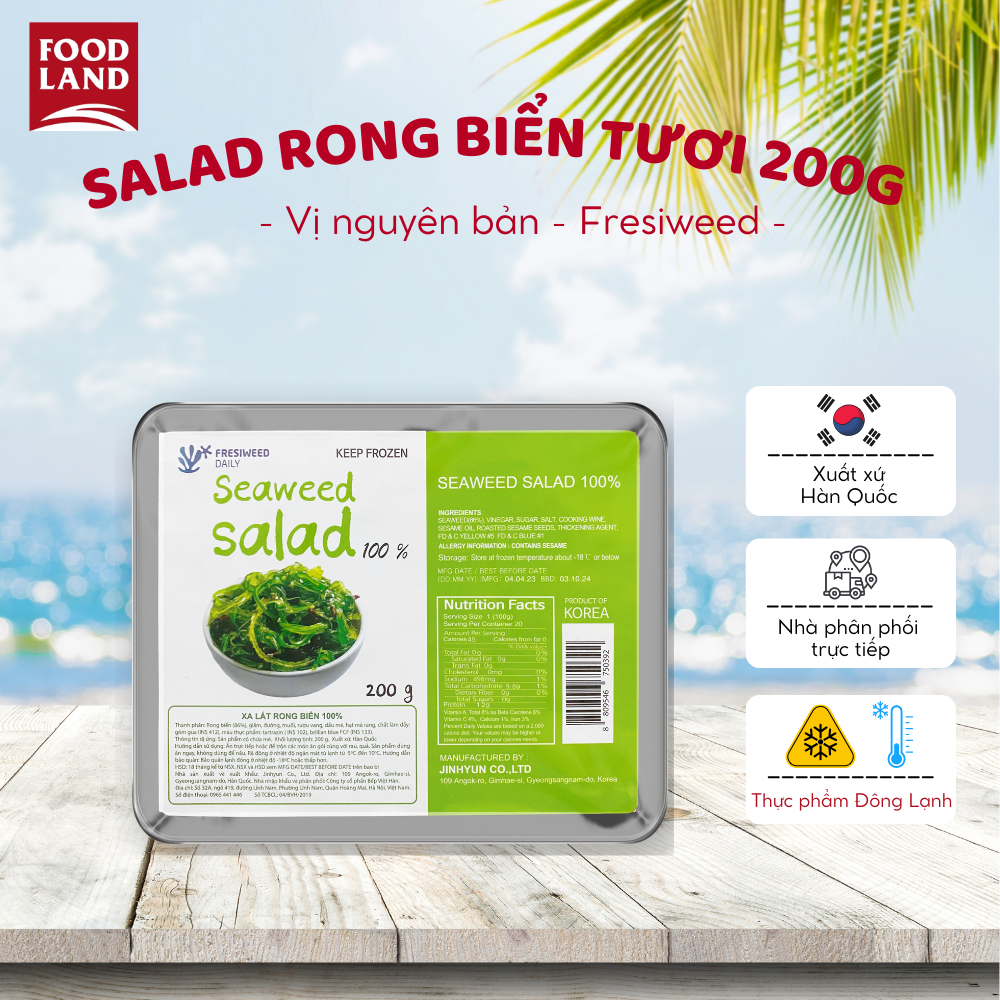 Xa Lát Salad Rong Biển Fresiweed 200G - Rong biển tươi trộn dầu mè ...