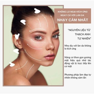 Đá Guasha Massage Mặt Nâng Cơ Giúp Làn Da Khỏe Mạnh. Đá Guasha Giúp Tăng Hiệu Quả Sử Dụng Cùng Các Sản Phẩm Dưỡng Da