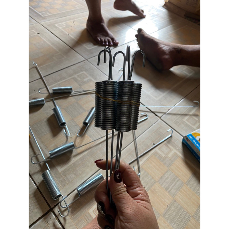 [10 CÁI] Lò xo kéo linh kiện máy cuốn rơm công nghiệp - Hàng linh kiện ...