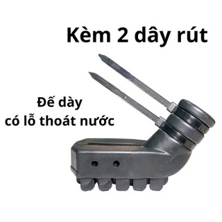 Đế cao su bọc chân chống ngang xe máy