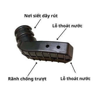 Đế cao su bọc chân chống ngang xe máy
