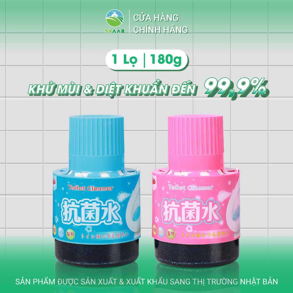 Lọ thả bồn cầu nhật bản AAB, khử mùi diệt khuẩn, lọ 180g [HÀNG CHÍNH HÃNG] NEW