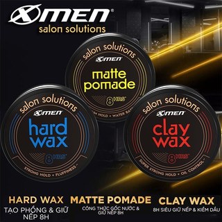 Sáp Wax Vuốt Tóc Nam Xmen Chuẩn Salon Solution 70G Giữ Nếp Lâu Tới 8h - Giúp Chắc Phồng Tóc, Không Bóng Tóc Và Gây Ngứa