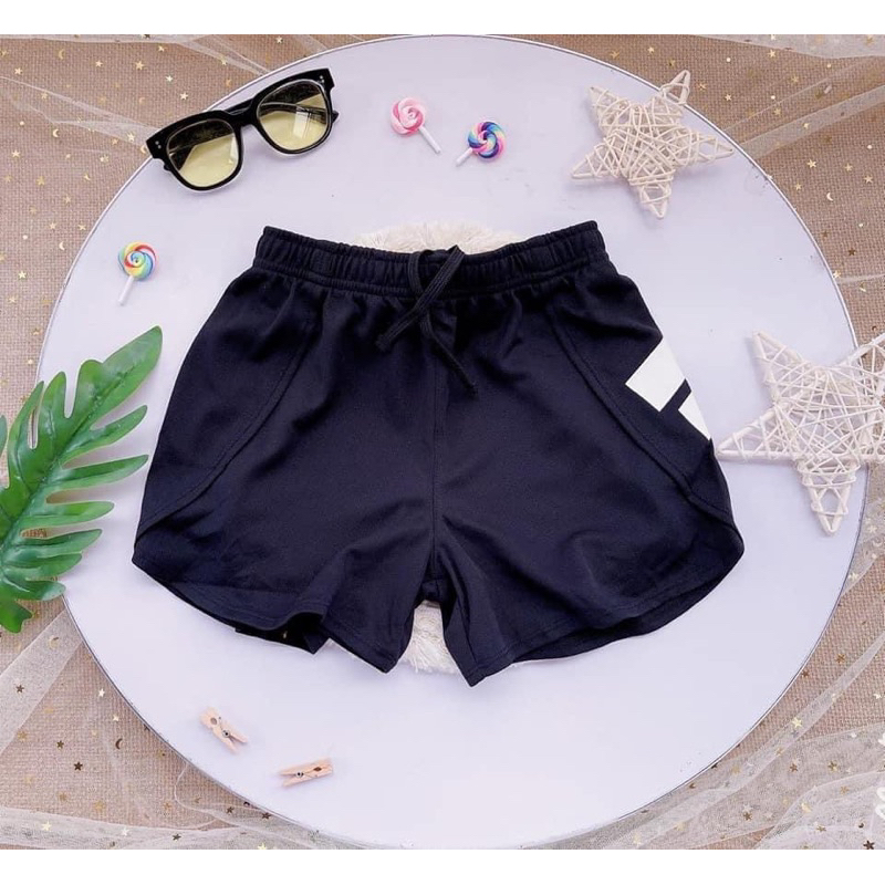 Quần thể thao bé trai bé gái F0120 size 10–12Y (22–26kg) chất đẹp co giãn, quần short trẻ em