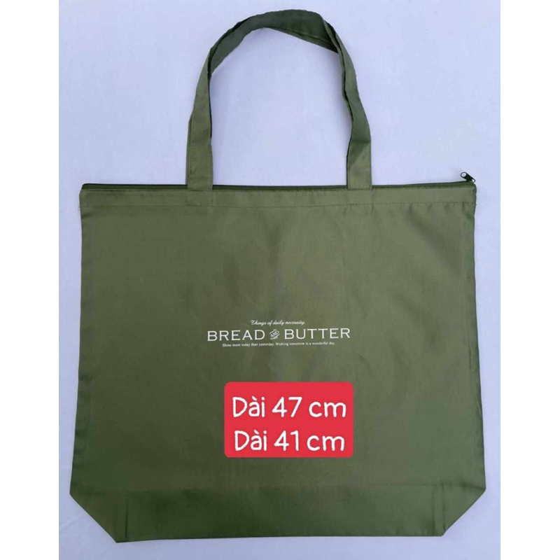 Túi tote basic vải dù hàng xuất Nhật dư đủ kích thước | Shopee Việt Nam