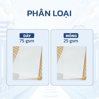 Giấy thấm dầu thực phẩm KRCLEAN 25x25cm dày/mỏng - Giấy thấm hút dầu thức ăn, giảm chất béo, an toàn thực phẩm