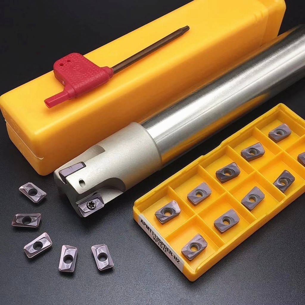 CÁN PHAY 1135 GẮN MẢNH APMT1135 cán TỐT dùng BỀN