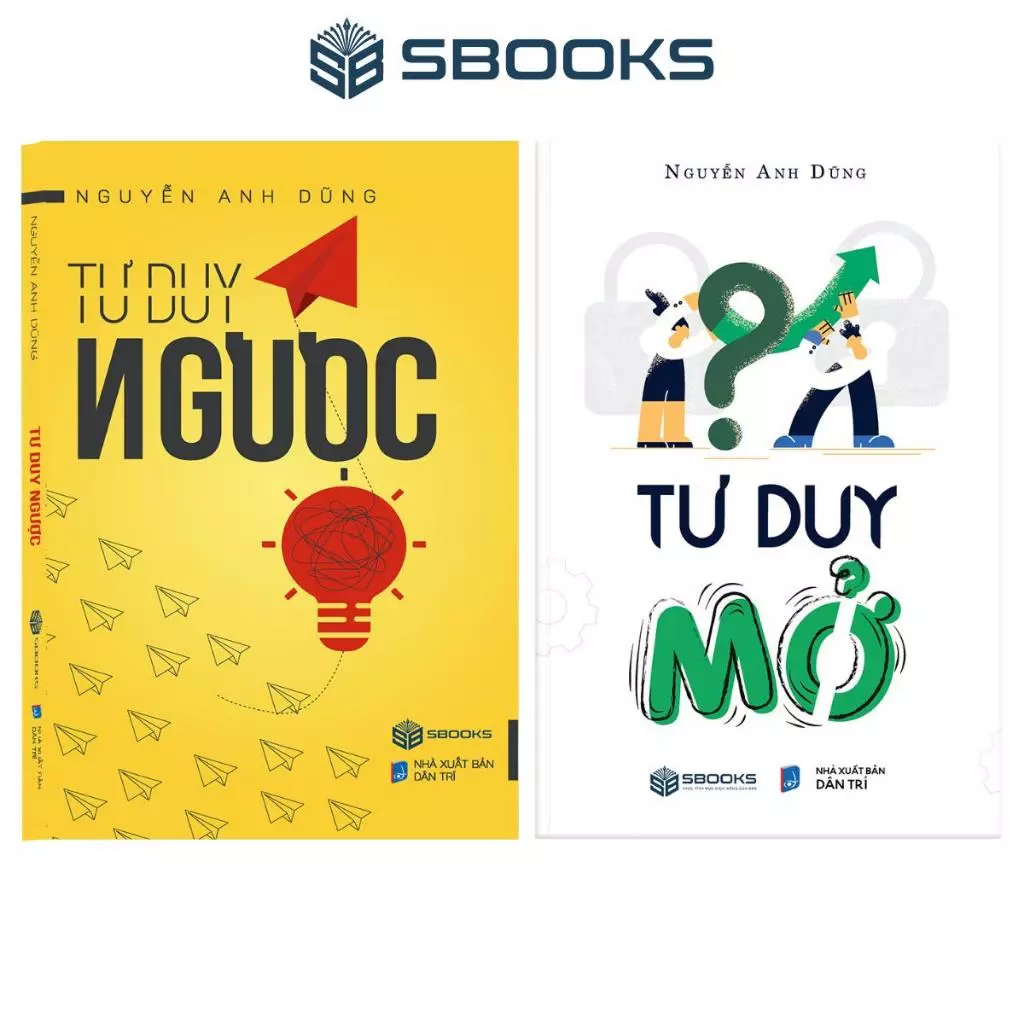 Sách - Combo 2 cuốn Tư Duy Ngược + Tư Duy Mở - Nguyễn Anh Dũng - SBOOKS