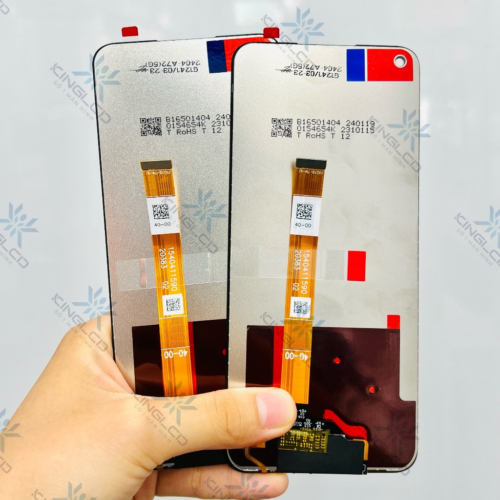 REY Pack 2X Pellicola salvaschermo per Oppo K7x - Oppo A74 5G - Oppo A54 4G/ 5G - REALME Q3 5G - REALME Q3i 5G, Vetro temperato, di qualità Premium